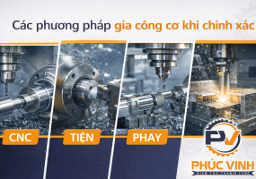 Các phương pháp gia công cơ khí chính xác phổ biến hiện nay
