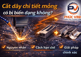 Cắt Dây Chi Tiết Mỏng Có Bị Biến Dạng Không?