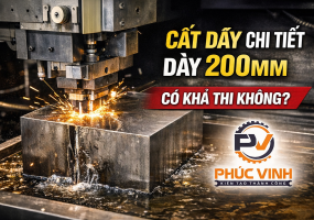 Cắt Dây Chi Tiết Dày 200mm Có Khả Thi Không?