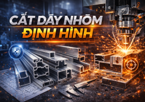 Cắt dây nhôm định hình – Giải pháp gia công chính xác cao cho chi tiết phức tạp