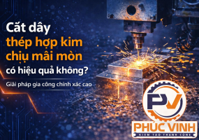 Cắt dây thép hợp kim chịu mài mòn có hiệu quả không? Giải pháp gia công chính xác cao