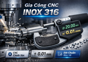 Dung sai trong gia công cơ khí chính xác inox là bao nhiêu?
