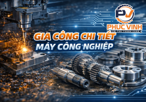 Gia công chi tiết máy công nghiệp – Giải pháp chính xác cho sản xuất bền vững