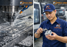 Gia công nhôm CNC chính xác theo bản vẽ – Đúng kích thước, đúng yêu cầu kỹ thuật