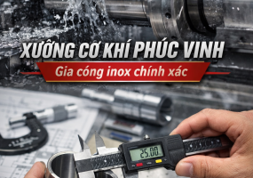 Quy trình gia công cơ khí chính xác inox tại xưởng