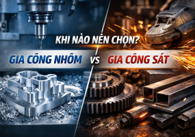 Gia công nhôm và gia công sắt – nên chọn loại nào cho đúng nhu cầu?
