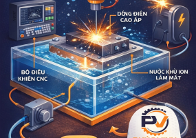 Nguyên lý hoạt động của máy cắt dây chi tiết từ A–Z