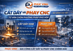 Cắt Dây Và Phay CNC Khác Nhau Thế Nào? Nên Chọn Phương Pháp Nào?