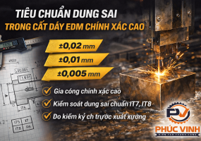 Tiêu Chuẩn Dung Sai Thường Áp Dụng Trong Cắt Dây EDM
