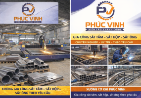 Gia công sắt tấm, sắt hộp, sắt ống phổ biến hiện nay
