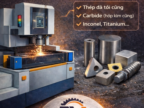Cắt dây có gia công được vật liệu siêu cứng không?