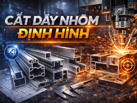 Cắt dây nhôm định hình – Giải pháp gia công chính xác cao cho chi tiết phức tạp