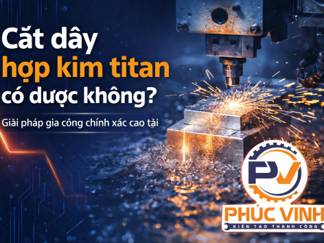 Cắt dây hợp kim titan có được không?