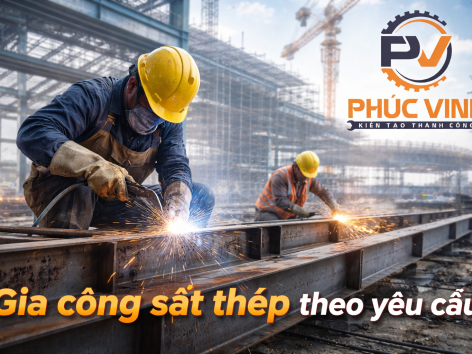 Gia công sắt thép theo yêu cầu cho công trình – Giải pháp bền vững, đúng kỹ thuật