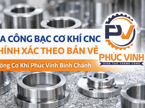 Gia Công Bạc Cơ Khí CNC Chính Xác Theo Bản Vẽ – Xưởng Cơ Khí Phúc Vinh Bình Chánh