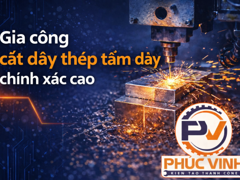 Gia công cắt dây thép tấm dày – Giải pháp chính xác cho chi tiết độ cứng cao