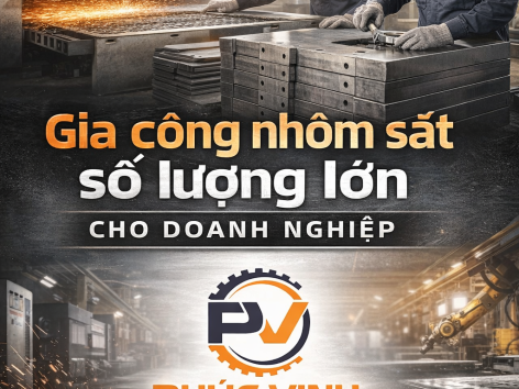 Gia công nhôm sắt số lượng lớn cho doanh nghiệp – Giải pháp tối ưu chi phí và tiến độ