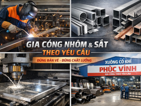 Gia công nhôm và sắt theo yêu cầu là gì?
