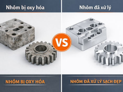 Gia công nhôm có bị oxy hóa không? Cách xử lý bề mặt