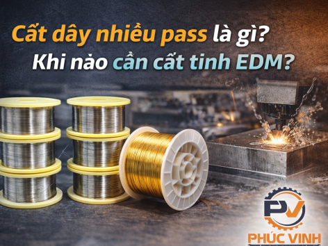 Cắt dây nhiều pass là gì? Khi nào cần cắt tinh trong gia công EDM?