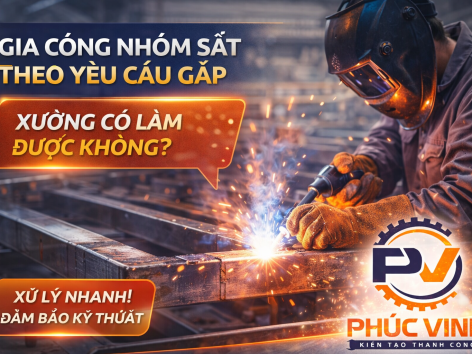 Gia Công Nhôm Sắt Theo Yêu Cầu Gấp – Xưởng Có Làm Được Không?