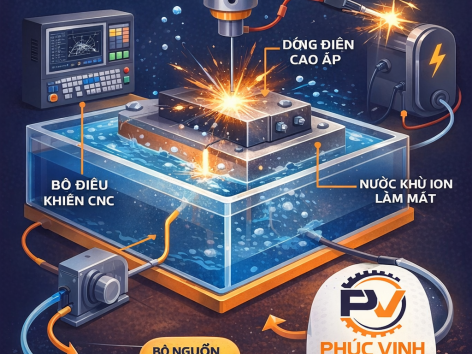 Nguyên lý hoạt động của máy cắt dây chi tiết từ A–Z