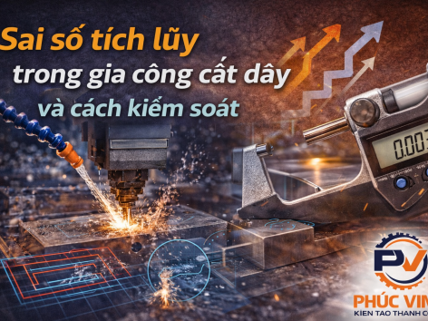 Sai số tích lũy trong gia công cắt dây là gì? Nguyên nhân và cách kiểm soát hiệu quả