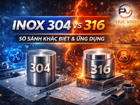 Cắt dây inox 304 và 316 khác nhau thế nào?