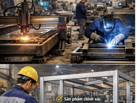 Vì sao nên chọn xưởng gia công nhôm sắt uy tín?